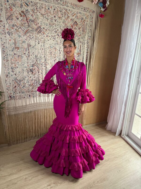 Traje de Flamenca Modelo Horizonte - Imagen 2