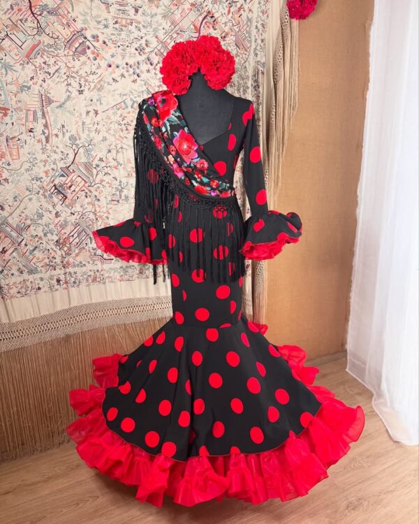 Traje de Flamenca Modelo Flamenco - Imagen 2