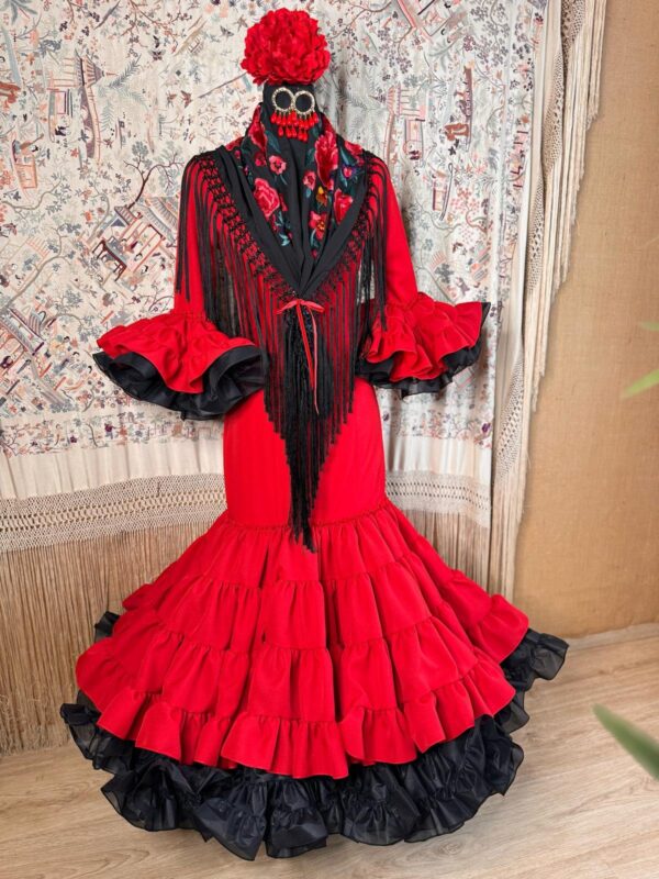 Traje de Flamenca Modelo Taranta - Imagen 3