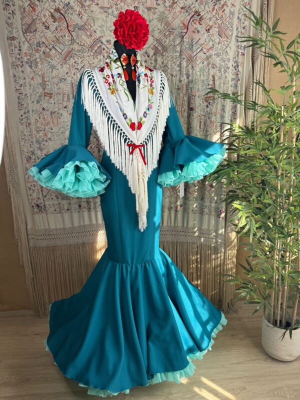 Traje de flamenca modelo Elena - Imagen 3