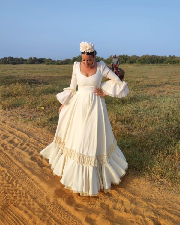 Traje de Flamenca Modelo Retama - Imagen 2