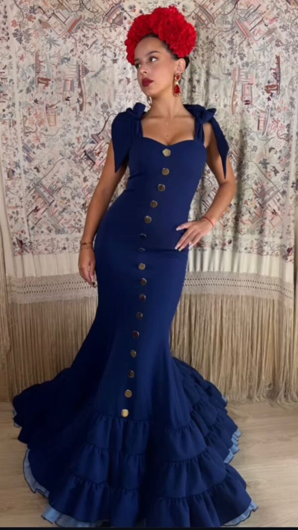 TRAJE DE FLAMENCA SODALITA - Imagen 2